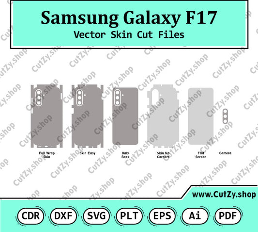 Samsung Galaxy F17 Vector Skin Cut Files