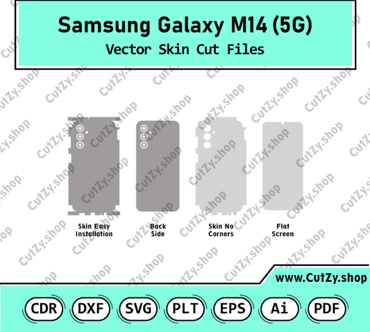 Samsung Galaxy M14 Vector Skin Cut Files