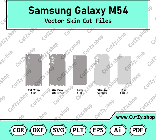 Samsung Galaxy M54 Vector Skin Cut Files