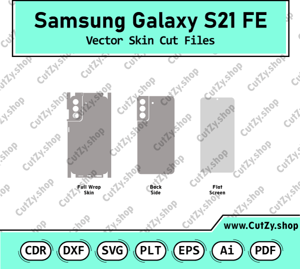 Samsung Galaxy S21 FE 5G Vector Skin Cut Files