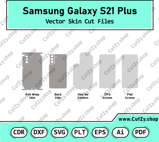 Samsung Galaxy S21 Plus 5G Vector Skin Cut Files