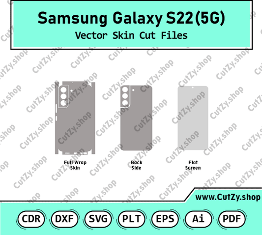 Samsung Galaxy S22 5G Vector SKin Cut Files