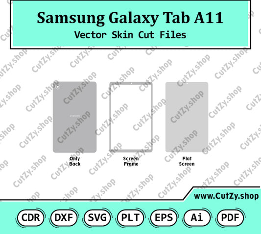 Samsung Galaxy Tab A11 Vector Skin Cut Files