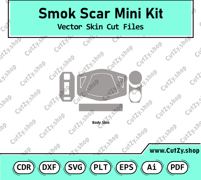 Smok Scar Mini Kit Vector Skin Cut Files