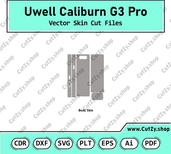Uwell Caliburn G3 Pro Vector Skin Cut Files