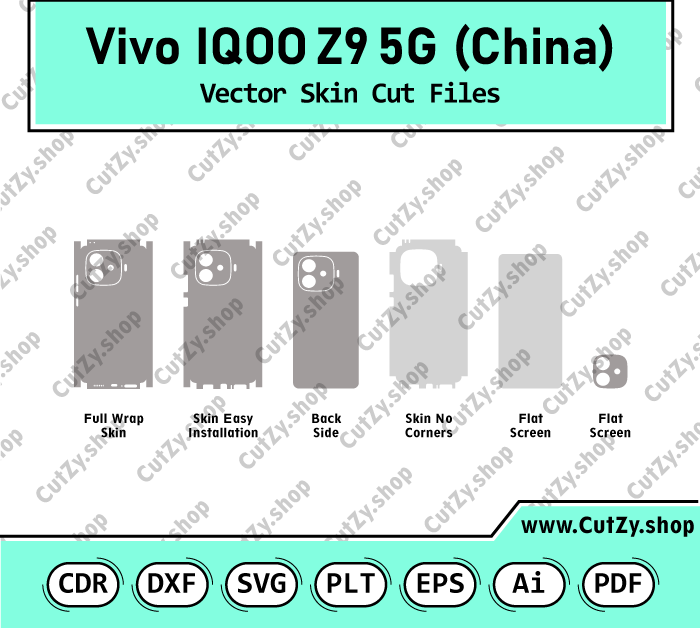 Vivo IQOO Z9 5G China Vector Skin Cut Files
