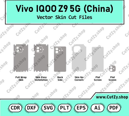 Vivo IQOO Z9 5G China Vector Skin Cut Files