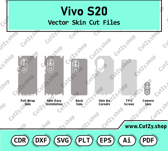 Vivo S20 Vector Skin Cut Files