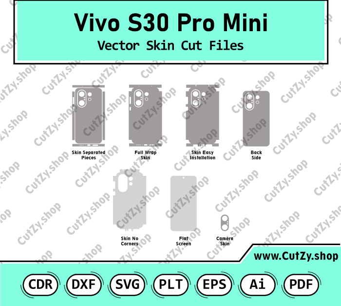 Vivo S30 Pro Mini Vector Skin Cut Files