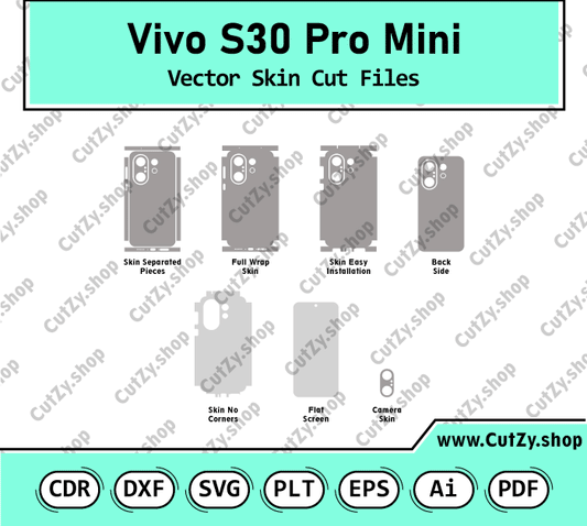 Vivo S30 Pro Mini Vector Skin Cut Files