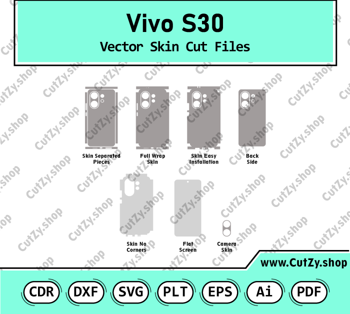 Vivo S30 Vector Skin Cut Files