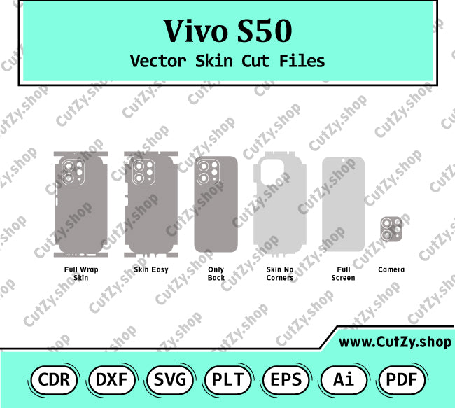 Vivo S50 Vector Skin Cut Files