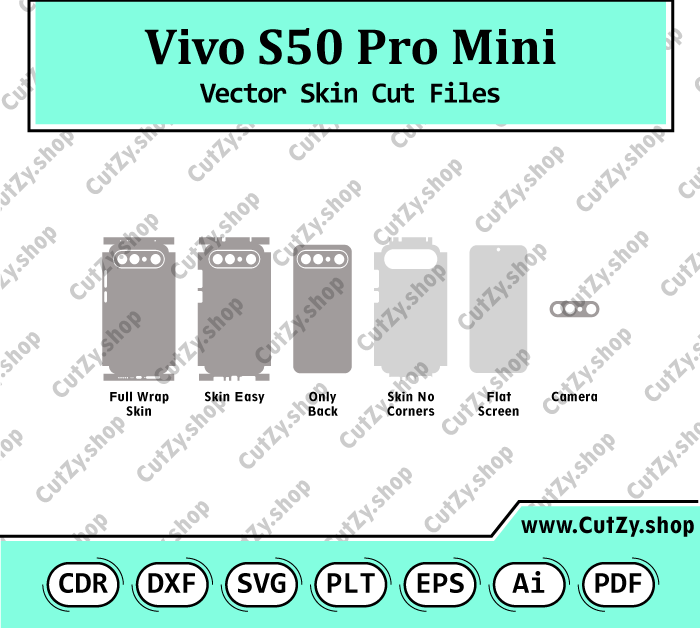 Vivo S50 Pro Mini Vector Skin Cut Files