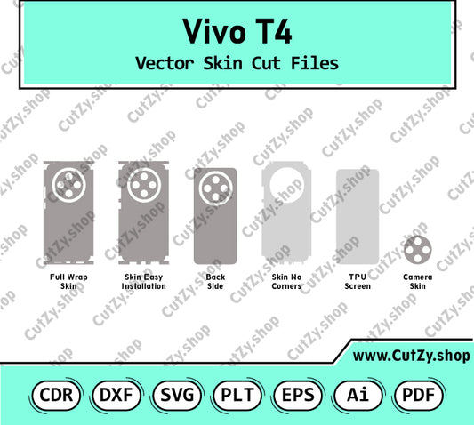 Vivo T4 Vector Skin Cut Files