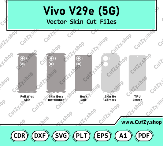 Vivo V29e 5G 2023 Vector Skin Cut Files