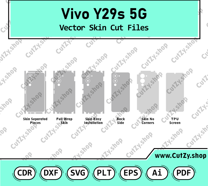 Vivo Y29s 5G Vector Skin Cut Files