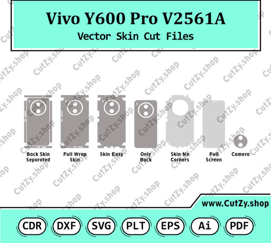 Vivo Y600 Pro V2561A Vector Skin Cut Files