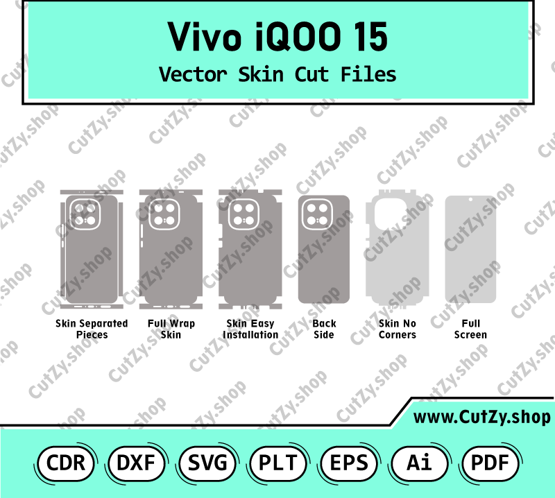 Vivo iQOO 15 Vector Skin Cut Files