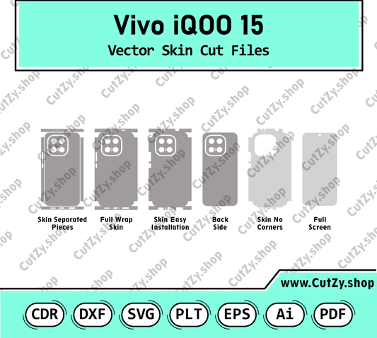 Vivo iQOO 15 Vector Skin Cut Files