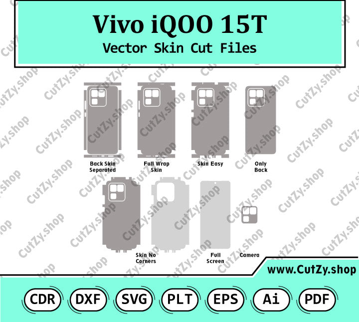 Vivo iQOO 15T V2564A Vector Skin Cut Files