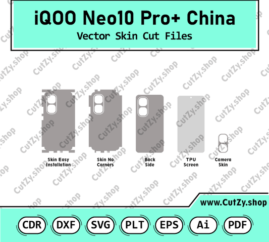 Vivo iQOO Neo10 Pro+  Vector Skin Cut Files