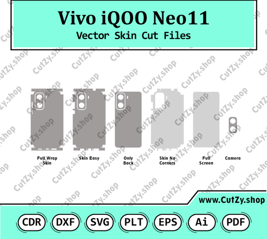 Vivo iQOO Neo11 Vector Skin Cut Files