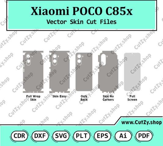 Xiaomi POCO C85x Vector Skin Cut Files