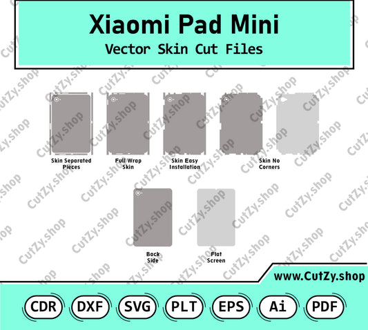 Xiaomi Pad Mini Vector Skin Cut Files