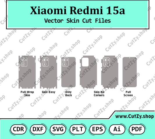 Xiaomi Redmi 15a Vector Skin Cut Files