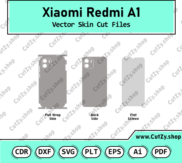 Xiaomi Redmi A1 Vector Skin Cut Files