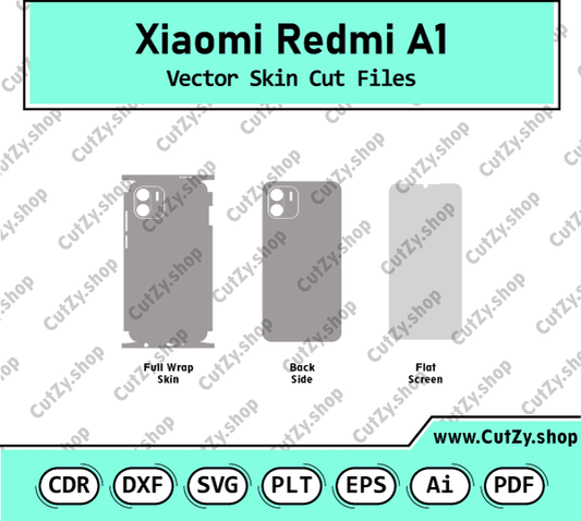 Xiaomi Redmi A1 Vector Skin Cut Files