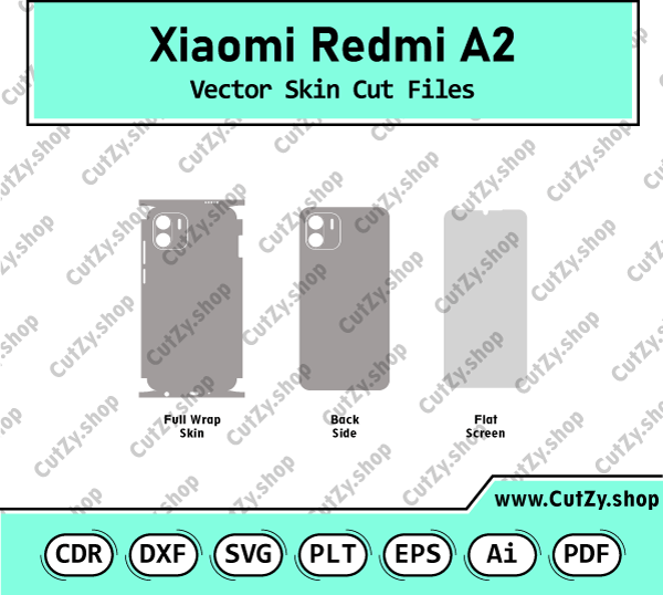 Xiaomi Redmi A2 Vector Skin Cut Files