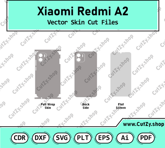 Xiaomi Redmi A2 Vector Skin Cut Files