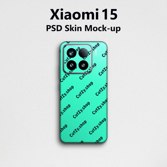 Download Xiaomi 15 PSD Vinyl Skin Mock-up