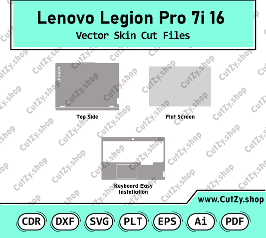 Lenovo Legion Pro 7i 16 Vector Skin Cut Files