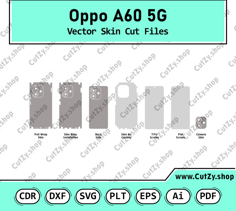 Oppo A60 5G Vector Skin Cut Files