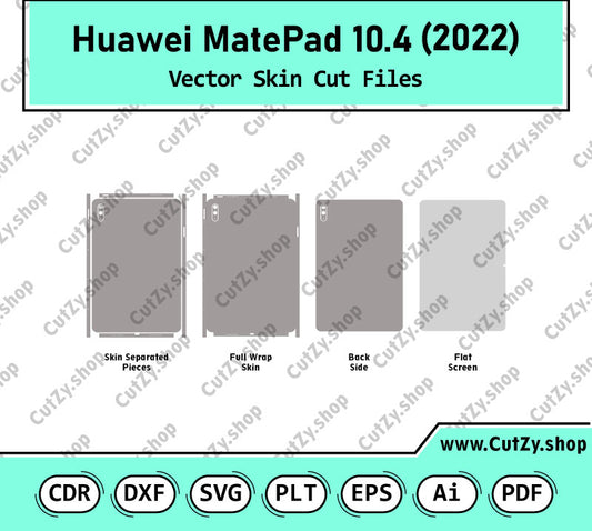 Huawei Matepad 10.4 2022 Vector Skin Cut Files