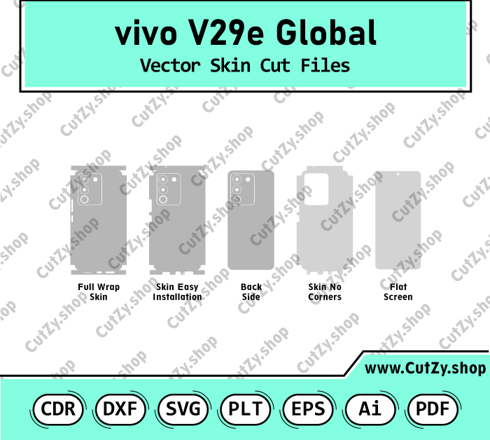 Vivo V29e Global Vector Skin Cut Files