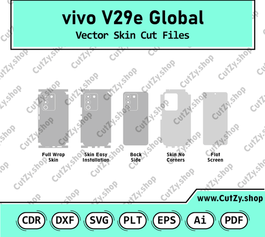 Vivo V29e Global Vector Skin Cut Files