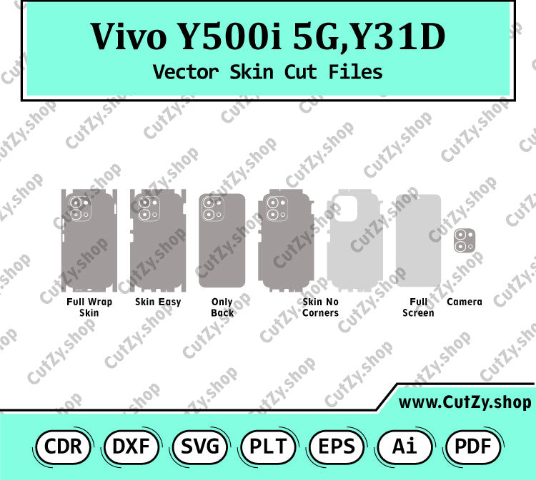 vivo Y500i 5G-Y31D Vector Skin Cut Files
