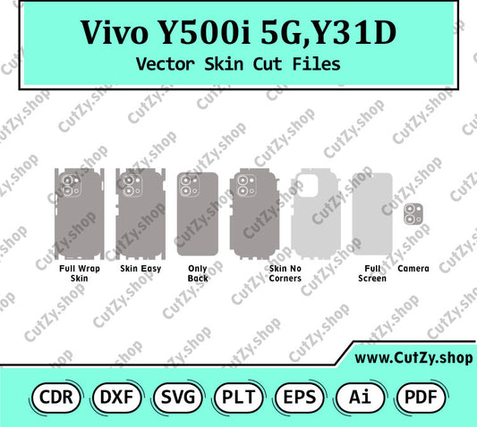 vivo Y500i 5G-Y31D Vector Skin Cut Files